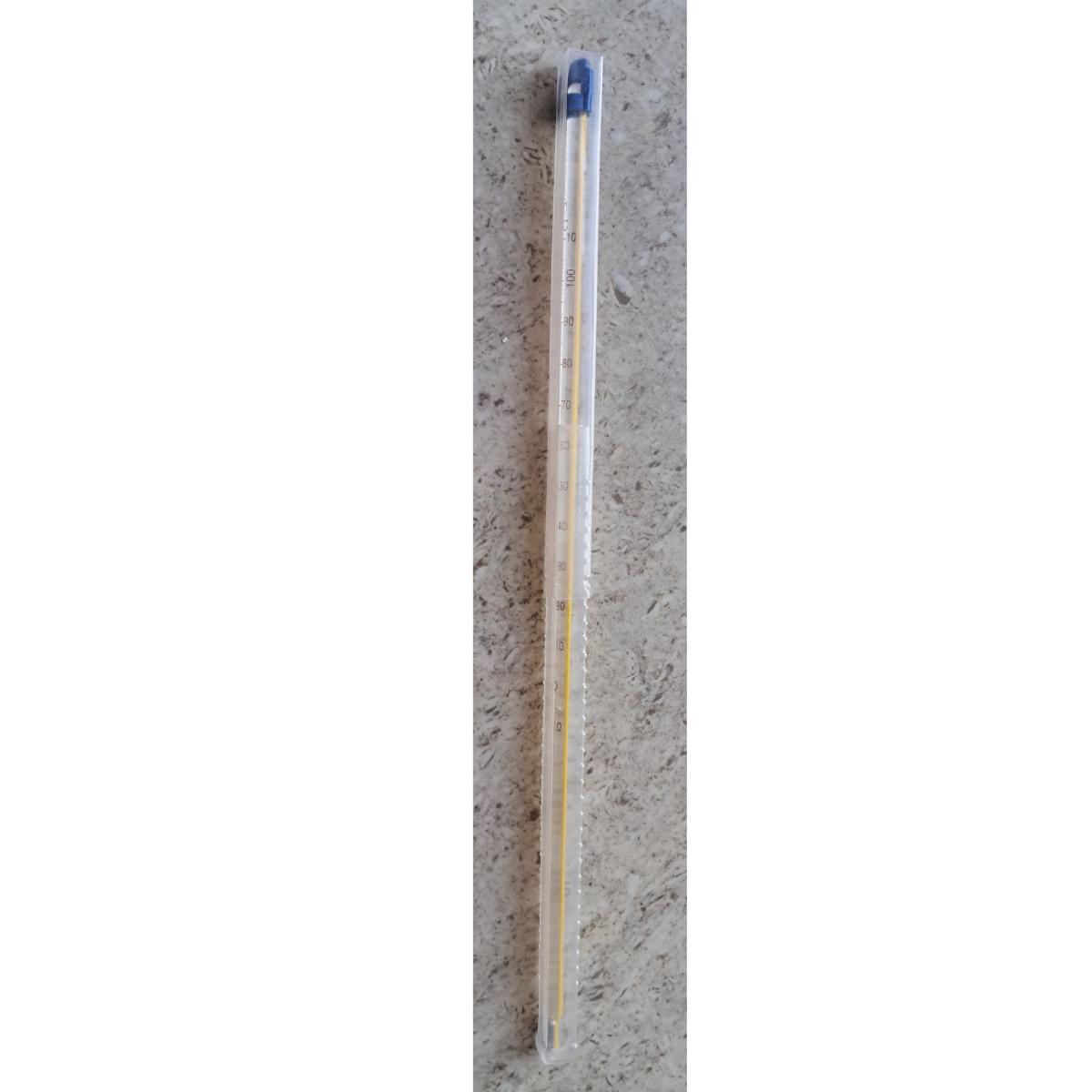 Mercury thermometer Borosilicate Glass Range 0110 deg c Indian Made f