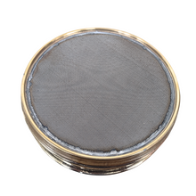 Load image into Gallery viewer, Jayant Test Sieve 200 mm Diameter BBS - 25 and ASTM - 30, 600 micron Pack of 1 stainless steel Mesh with Brass Frame For Laboratory and Uniform Fabrication for Smooth-Nesting