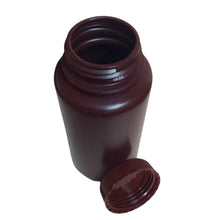 Load image into Gallery viewer, Reagent Bottle Plastic (Wide Mouth) HDEP Amber color 500 ml Pack of 1