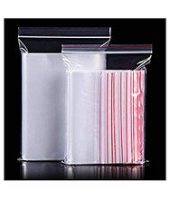 Load image into Gallery viewer, Zip Lock Storage Bags Multi Purpose Re-Usable Transparent Zip Lock Storage Bags Sizes - 3"x4" (15Pcs), 4"x5" (20Pcs) & 5"x6" (15Pcs) (Small Combo - Count 50)