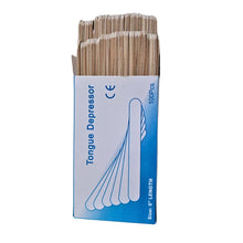 Load image into Gallery viewer, Disposable Wood Spatula Tongue Depressor Use Dental clinics, Skin Care Waxing, Hair Removal Wooden Sticks, Toiletry Kit Spatula Pack of 10