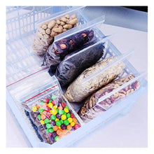 Load image into Gallery viewer, Ziplock Pouches/Zipper Bags/Airtight ziplock Bags Clear Multi Sizes Reusable/Resealable 5 x 7 inch, 7 x 10 inch, 8 x 13 inch More than 51 micron bags (Pack of 75, 25 pieces each size)