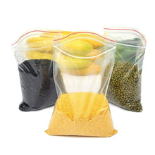 Load image into Gallery viewer, Ziplock Pouches/Zipper Bags/Airtight ziplock Bags Clear Multi Sizes Reusable/Resealable 3 x 4 inch, 4 x 5 inch, 5 x 6 inch More than 51 micron bags (Pack of 75, 25 pieces each size)