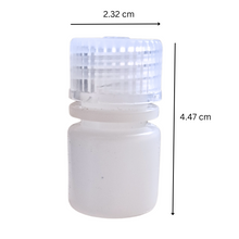 Load image into Gallery viewer, Reagent Bottle (Narrow Mouth) HDPE (High Density Polyethylene) 8 ml Pack of 1