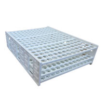 Load image into Gallery viewer, Test Tube Rack 16 mm × 180 Tubes Pack of 1 | Polypropylene (PP) Laboratory Test Tube Stand | High Capacity Chemical Resistant & Autoclavable Plastic Tube Holder for Lab, College & Research Use
