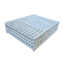Load image into Gallery viewer, Test Tube Rack 20 mm × 120 Tubes Pack of 1 | Polypropylene (PP) Lab Test Tube Stand | High Capacity Chemical Resistant & Autoclavable Plastic Tube Holder for Biology, Lab & Industrial Use