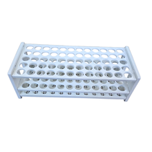 Load image into Gallery viewer, Test Tube Rack 16 mm × 60 Tubes Pack of 1| Polypropylene (PP) Laboratory Test Tube Stand | Chemical Resistant & Autoclavable Plastic Tube Holder for School, College & Lab Use