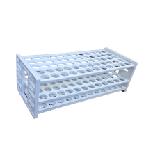 Load image into Gallery viewer, Test Tube Rack 16 mm × 60 Tubes Pack of 1| Polypropylene (PP) Laboratory Test Tube Stand | Chemical Resistant & Autoclavable Plastic Tube Holder for School, College & Lab Use