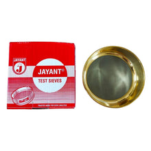 Load image into Gallery viewer, Jayant Test Sieve 200 mm Diameter BBS - 200 and ASTM - 200, 75 micron Pack of 1 stainless steel Mesh with Brass Frame For Laboratory and Uniform Fabrication for Smooth-Nesting