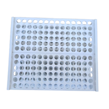 Load image into Gallery viewer, Test Tube Rack 13 mm × 168 Tubes Pack of 1 | Polypropylene (PP) Laboratory Test Tube Stand | High Capacity Chemical Resistant & Autoclavable Plastic Tube Holder for Lab, College & Research Use