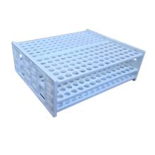 Load image into Gallery viewer, Test Tube Rack 13 mm × 168 Tubes Pack of 1 | Polypropylene (PP) Laboratory Test Tube Stand | High Capacity Chemical Resistant & Autoclavable Plastic Tube Holder for Lab, College & Research Use