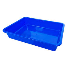 Load image into Gallery viewer, Laboratory Tray 45 x 31 x 9 cm Pack of 1 | Plastic lab Utility Tray with Raised Edges Blue Color | lab Instrument & Equipment Tray | Medical, Pharmacy, Dental & Research lab Tray