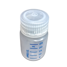 Load image into Gallery viewer, Reagent Bottle Printed Graduation Leak proof Wide Mouth with cap Capacity 30 ml Material Polypropylene For filling Liquid in Laboratory Pack of 1