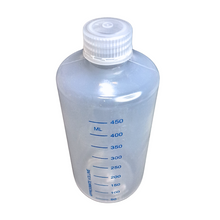 Load image into Gallery viewer, Reagent Bottle Printed Graduation Leak proof Narrow Mouth with cap Capacity 500 ml Material Polypropylene For filling Liquid in Laboratory Pack of 1