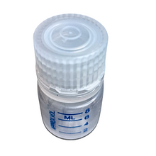 Load image into Gallery viewer, Reagent Bottle Printed Graduation Leak proof Narrow Mouth with cap Capacity 8 ml Material Polypropylene For filling Liquid in Laboratory Pack of 1