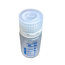 Load image into Gallery viewer, Reagent Bottle Printed Graduation Leak proof Narrow Mouth with cap Capacity 15 ml Material Polypropylene For filling Liquid in Laboratory Pack of 1