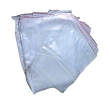 Load image into Gallery viewer, Zip Lock Bags Covers Pouch 12 X 16 inch Multi Purpose Re-Usable Transparent Zip Lock Storage Bags more than 51 micron Pack of 25 pcs