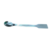 Load image into Gallery viewer, Laboratory spatula Stainless Steel Spatula Spoon 5 inch Pack of 1 Heavy type One side is spoon and another side is flat Used in chemistry lab