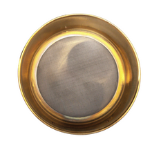 Load image into Gallery viewer, Jayant Test Sieve 200 mm Diameter BBS - 120 and ASTM - 120, 120 micron Pack of 1 stainless steel Mesh with Brass Frame For Laboratory and Uniform Fabrication for Smooth-Nesting