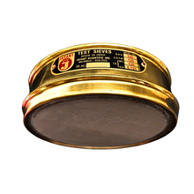 Load image into Gallery viewer, Jayant Test Sieve 200 mm Diameter BBS - 120 and ASTM - 120, 120 micron Pack of 1 stainless steel Mesh with Brass Frame For Laboratory and Uniform Fabrication for Smooth-Nesting