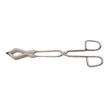 Load image into Gallery viewer, Flask Tongs Size 12 inches Made from Stainless steel material Pack of 1 with Heat Resistant Yarn Insulation to Hold Laboratory hot Beaker Perfect for Holding Beakers of 100ml to 2000ml