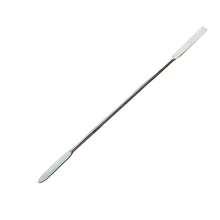 Load image into Gallery viewer, Micro Spatula or Flexible Spatula with Point Type 12 inch or 300 mm Pack of 1 Stainless Steel, Polished One Side Pointed and One Side Flat For Laboratory