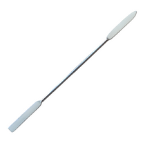 Load image into Gallery viewer, Micro Spatula or Flexible Spatula with Point Type 10 inch or 250 mm Pack of 1 Stainless Steel, Polished One Side Pointed and One Side Flat For Laboratory