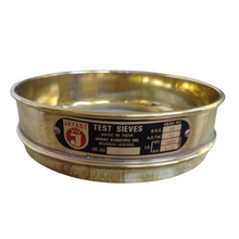 Load image into Gallery viewer, Jayant Test Sieve 200 mm Diameter BBS - 10 and ASTM - 12, 1680 micron Pack of 1 stainless steel Mesh with Brass Frame For Laboratory and Uniform Fabrication for Smooth-Nesting