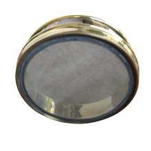 Load image into Gallery viewer, Jayant Test Sieve 200 mm Diameter BBS - 52 and ASTM - 50, 300 micron Pack of 1 stainless steel Mesh with Brass Frame For Laboratory and Uniform Fabrication for Smooth-Nesting