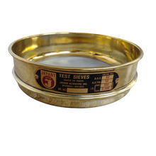 Load image into Gallery viewer, Jayant Test Sieve 200 mm Diameter BBS - 52 and ASTM - 50, 300 micron Pack of 1 stainless steel Mesh with Brass Frame For Laboratory and Uniform Fabrication for Smooth-Nesting