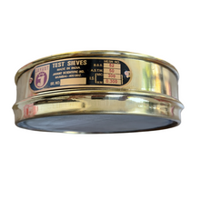 Load image into Gallery viewer, Jayant Test Sieve 200 mm Diameter BBS - 52 and ASTM - 50, 300 micron Pack of 1 stainless steel Mesh with Brass Frame For Laboratory and Uniform Fabrication for Smooth-Nesting