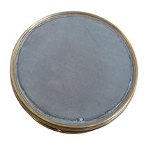 Load image into Gallery viewer, Jayant Test Sieve 200 mm Diameter BBS - 30 and ASTM - 35, 500 micron Pack of 1 stainless steel Mesh with Brass Frame For Laboratory and Uniform Fabrication for Smooth-Nesting