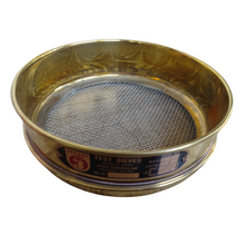 Load image into Gallery viewer, Jayant Test Sieve 200 mm Diameter BBS - 7 and ASTM - 8, 2411 micron Pack of 1 stainless steel Mesh with Brass Frame For Laboratory and Uniform Fabrication for Smooth-Nesting