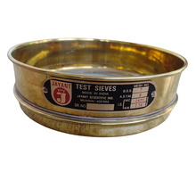 Load image into Gallery viewer, Jayant Test Sieve 200 mm Diameter BBS - 7 and ASTM - 8, 2411 micron Pack of 1 stainless steel Mesh with Brass Frame For Laboratory and Uniform Fabrication for Smooth-Nesting