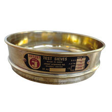 Load image into Gallery viewer, Jayant Test Sieve 200 mm Diameter BBS - 8 and ASTM - 10, 2057 micron Pack of 1 stainless steel Mesh with Brass Frame For Laboratory and Uniform Fabrication for Smooth-Nesting