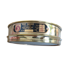 Load image into Gallery viewer, Jayant Test Sieve 200 mm Diameter BBS - 8 and ASTM - 10, 2057 micron Pack of 1 stainless steel Mesh with Brass Frame For Laboratory and Uniform Fabrication for Smooth-Nesting