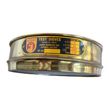 Load image into Gallery viewer, Jayant Test Sieve 200 mm Diameter BBS - 12 and ASTM - 14, 1405 micron Pack of 1 stainless steel Mesh with Brass Frame For Laboratory and Uniform Fabrication for Smooth-Nesting