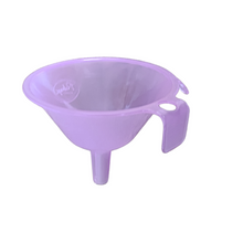 Load image into Gallery viewer, Funnel Plastic All Purpose Wide-Mouth Color Plastic Funnel Pack of 1 Food Grade And BPA Free With Mini Handle for Kitchen, Transfer Any Liquid, Oils etc. (Size: 78 mm)