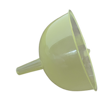 Load image into Gallery viewer, Funnel Plastic All Purpose Wide-Mouth Color Plastic Funnel Pack of 1 Food Grade And BPA Free With Mini Handle for Kitchen, Transfer Any Liquid, Oils etc. (Size: 140 mm)