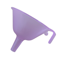 Load image into Gallery viewer, Funnel Plastic All Purpose Wide-Mouth Color Plastic Funnel Pack of 1 Food Grade And BPA Free With Mini Handle for Kitchen, Transfer Any Liquid, Oils etc. (Size: 78 mm)