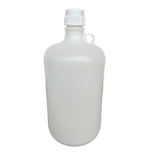 Load image into Gallery viewer, Narrow Mouth Bottle 8000 ml Leak proof Narrow Mouth with cap Capacity 8 ltr Material Polypropylene For filling Liquid in Laboratory Pack of 1