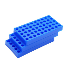 Load image into Gallery viewer, HPLC Vial tray or rack for 2ml HPLC Sample vials 50 Holes with Diameter 12 mm, Stackable Vial Racks Pack of 1