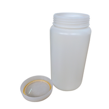Load image into Gallery viewer, Reagent Bottle Laboratory Grade Wide Mouth 2000 ml, High Density Polyethylene mold Leak proof with cap For filling Liquid Laboratory Pack of 1