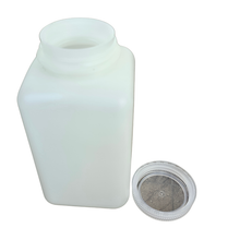Load image into Gallery viewer, Reagent Bottle 500 ml Square Shape Wide mouth High-density polyethylene (HDPE) Chemical Storage Bottle with Screw Cap Leak-Proof & Chemical Resistant Laboratory Bottle Pack of 1