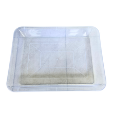 Load image into Gallery viewer, Laboratory Tray 48 x 33 x 11 cm Pack of 1 | Plastic lab Utility Tray with Raised Edges transperant | lab Instrument & Equipment Tray | Medical, Pharmacy, Dental & Research lab Tray