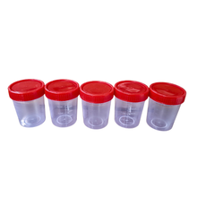 Load image into Gallery viewer, Urine Container 120 ml Graduated Pack of 50 Pcs | Leak Proof Medical Urine Sample & Specimen Collection Container | Pathology Laboratory & Diagnostic Use