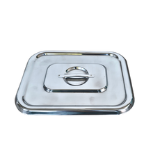 Load image into Gallery viewer, Instrument Tray with lid 9 x 6 inch Stainless Steel Pack of 1 | ss Tray with Cover | Reusable autoclavable for Hospital, Clinic, Dental & Laboratory use