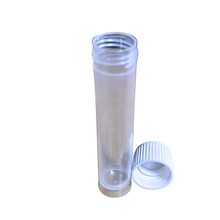 Load image into Gallery viewer, Sample collection vials or media transport tube 10 ml Pack of 10 non sterile plastic lab sample storage vial with screw cap | leak proof PP vial for chemical, biological & diagnostic use