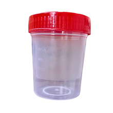 Load image into Gallery viewer, Urine Container 120 ml Graduated Pack of 50 Pcs | Leak Proof Medical Urine Sample & Specimen Collection Container | Pathology Laboratory & Diagnostic Use