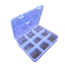 Load image into Gallery viewer, Multipurpose Plastic Storage Box Organizer with Fix Dividers 12 Grids Transparent Box for Tools, Jewelry, Screws, Beads & Lab Items | Durable Compartment Storage Case | Pack of 1